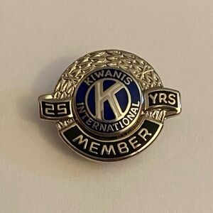 Kiwanis International 25 Years Member Pin